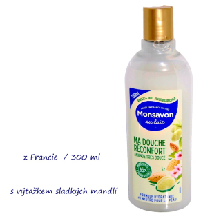 sprchový gel Monsavon Amande Très Douce s vůní sladkých mandlí 300 ml